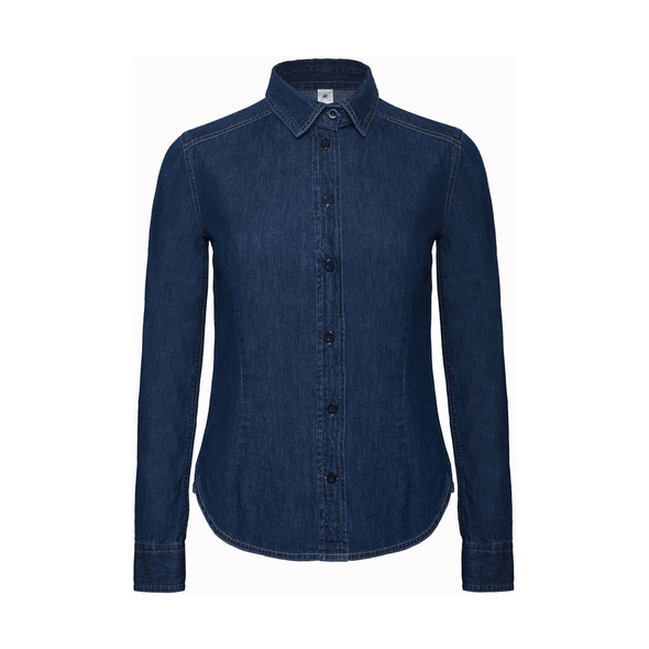 B&C | Ladies Denim shirt LS DNM Vision